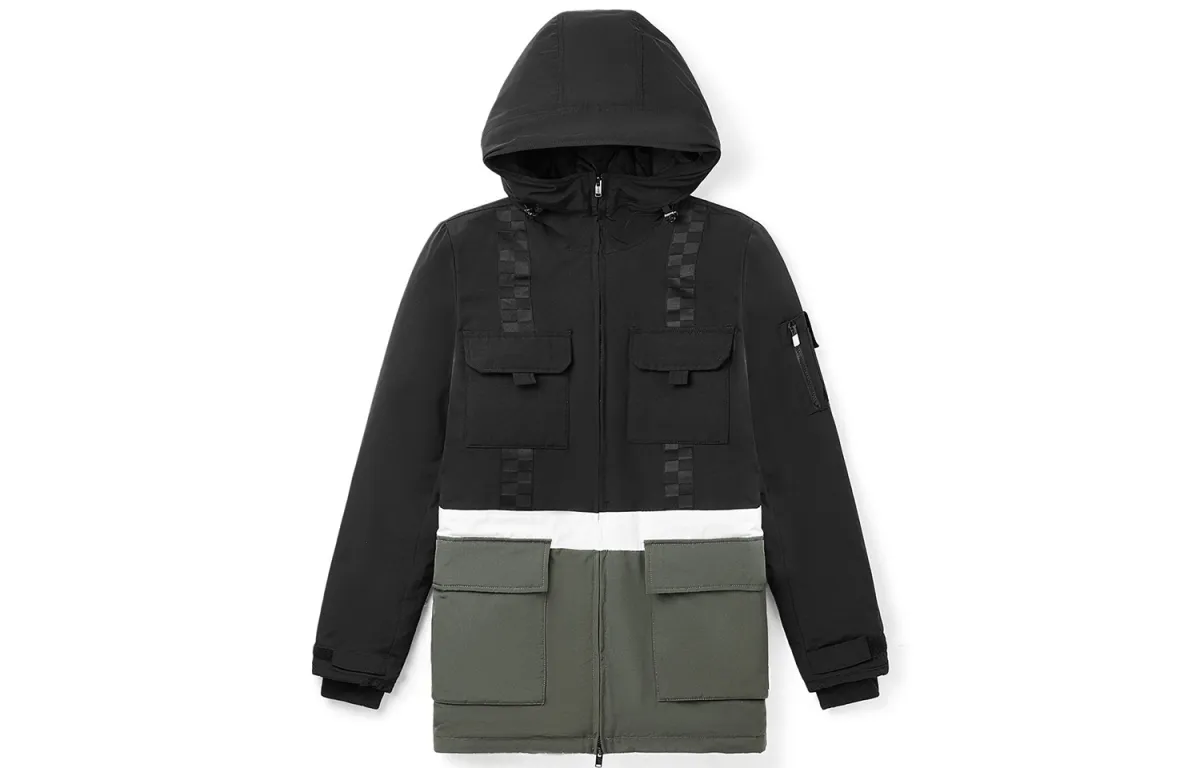 Vans Down Jacket Men's Black Gray