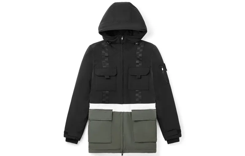 Vans Down Jacket Men's Black Gray