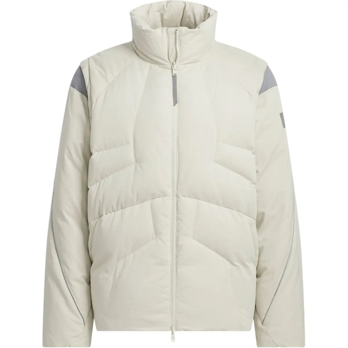 Adidas FOS FUSTL P DJK MID Down Jacket Men's Light Sesame Earth Gray