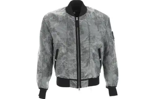 STONE ISLAND Zipped Bomber Jacket