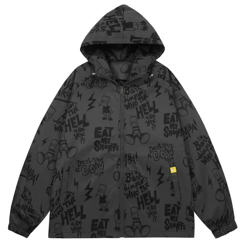 The Simpsons Jackets Unisex Hooded Moderate Other