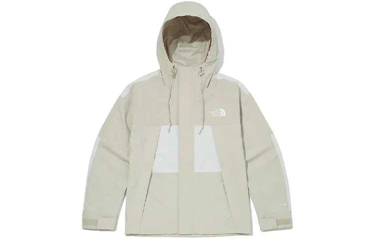 THE NORTH FACE Waterproof And Windproof Windbreaker Jacket Unisex Khaki