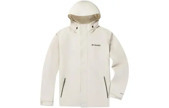 Columbia CAM HEIGHTS 2 Waterproof And Windproof To Keep Warm Windbreaker Jacket Unisex Ecru