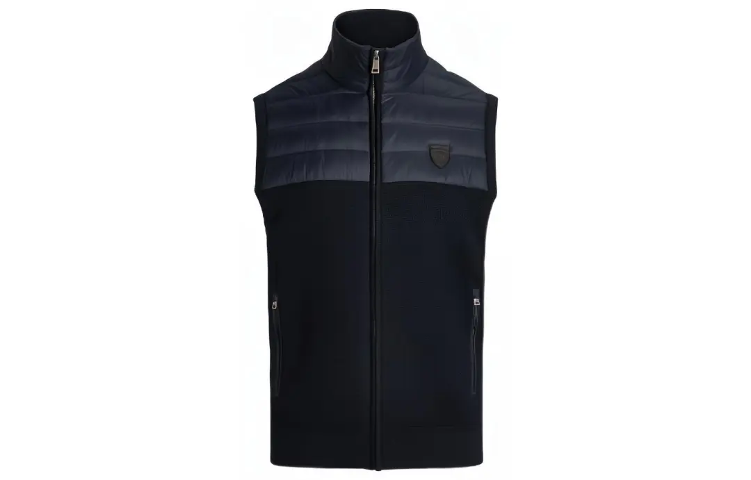 Polo Ralph Lauren Vests Men's Blue Black Stand Collar Moderate Other