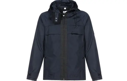 Burberry Hooded Puffer Jacket Coat Winter Men's Marine Blue