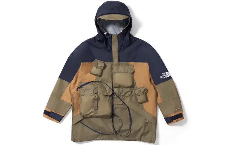 THE NORTH FACE Urban Exploration Windbreaker Jackets Men's Green Hooded Moderate