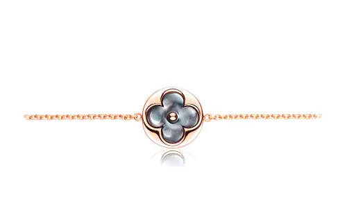 Lv Color Blossom Sun Bracelet Pink Gold And Grey Mother of pearl