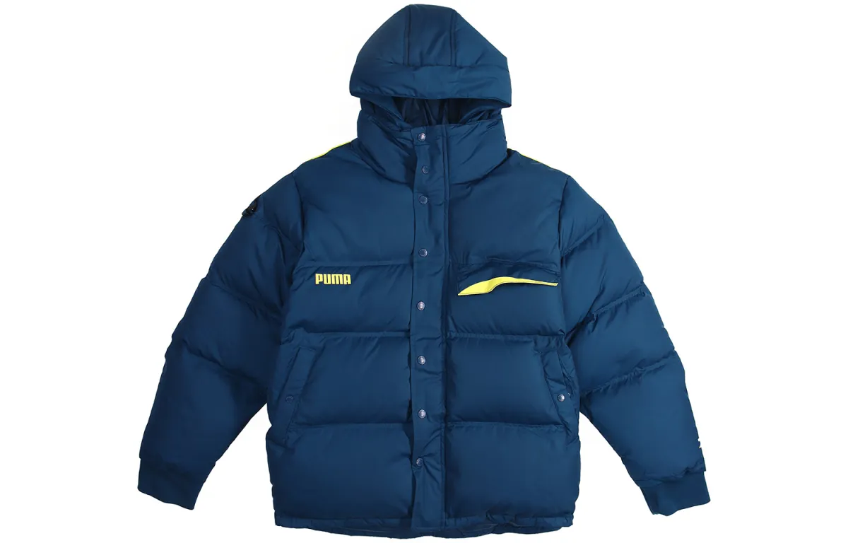 PUMA x ADER ERROR CLASSICS Down Jacket Winter Unisex Sea Blue