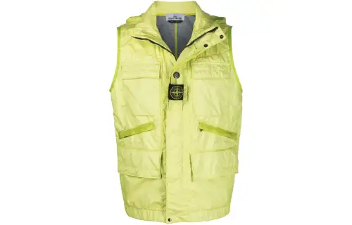STONE ISLAND Vest Unisex Neon Yellow