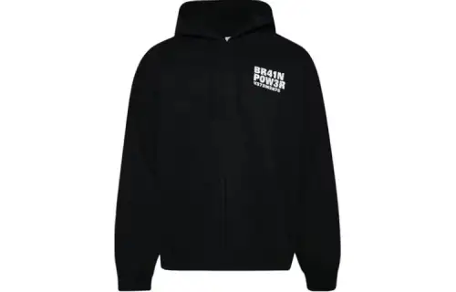 Vetements Brain Power Zip Up Hoodie