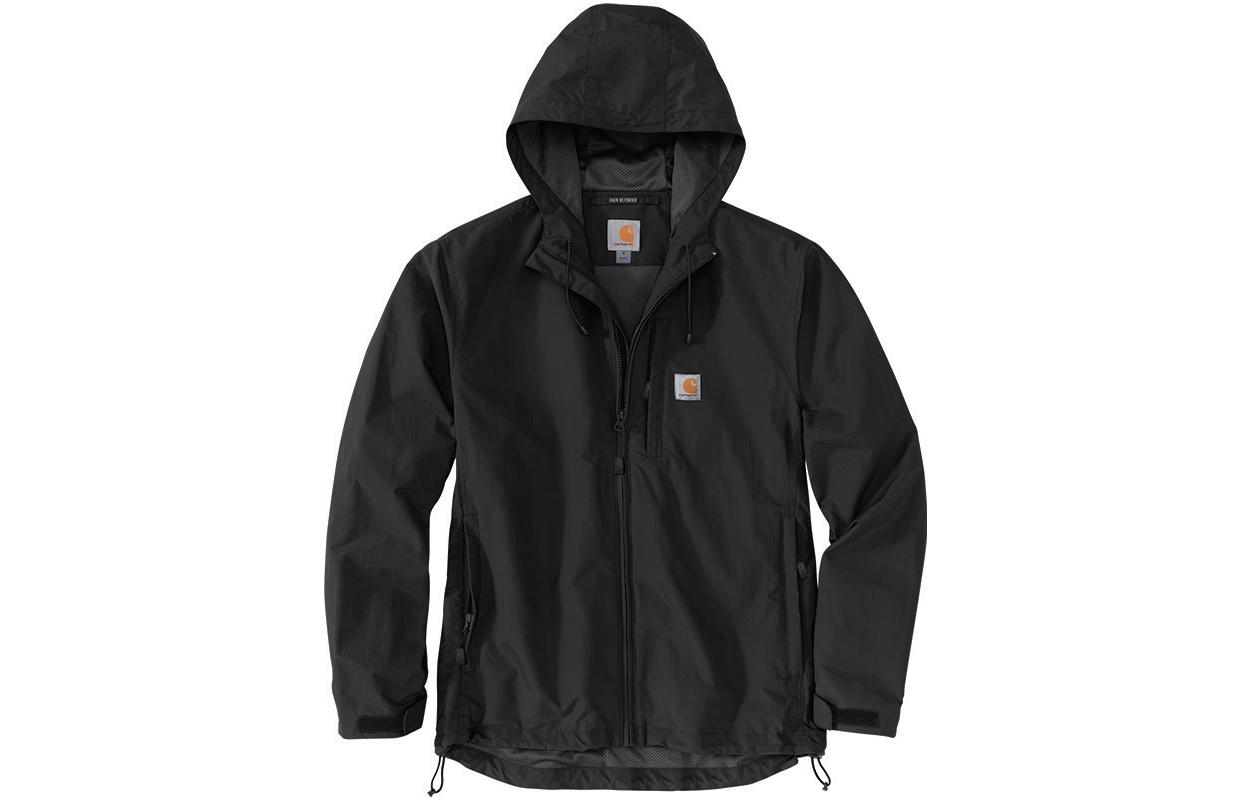 Мужская куртка Carhartt 104671 RAIN DEFENDER LIGHTWEIGHT JACKET (черная)