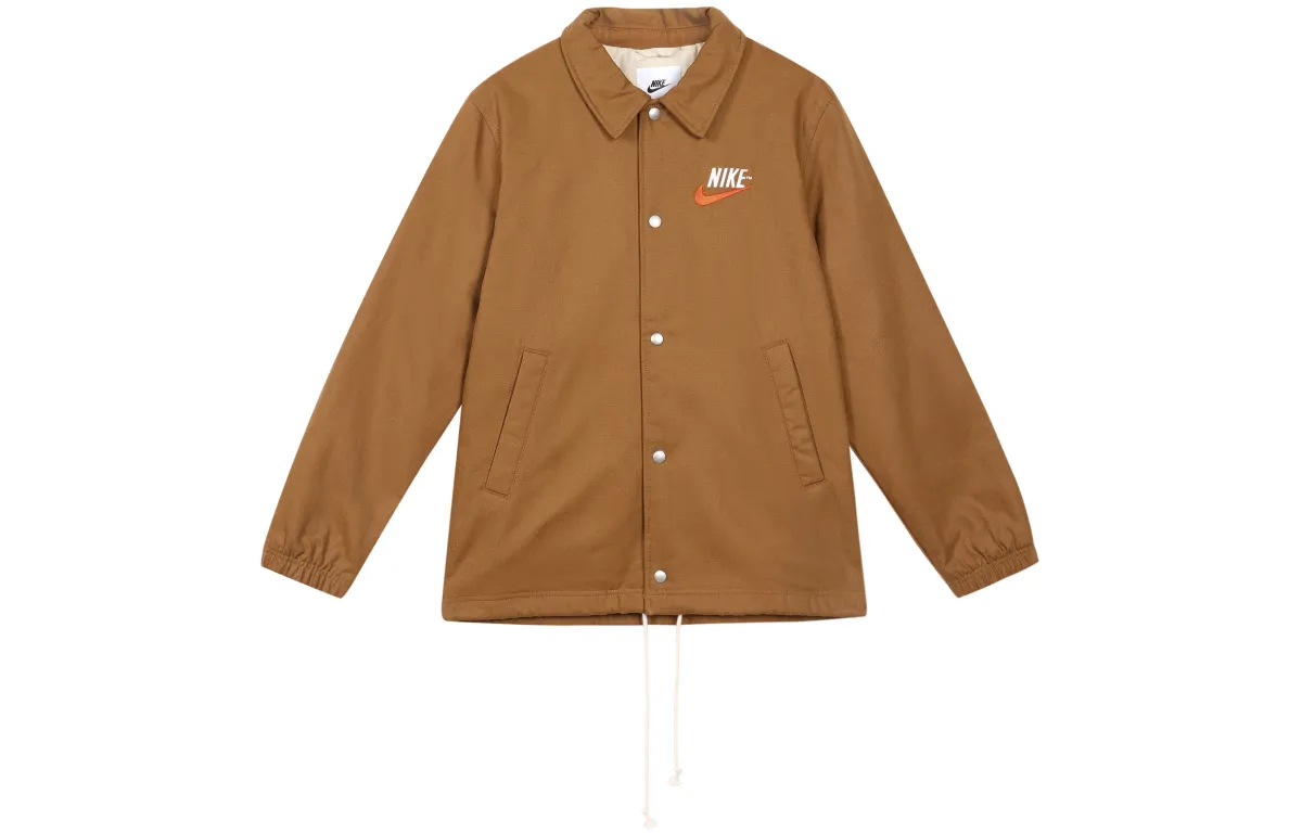 Nike Jackets Men's Brown Lapel Moderate Other
