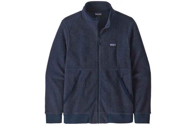 Patagonia Shearling Jackets Men's Stand Collar Moderate