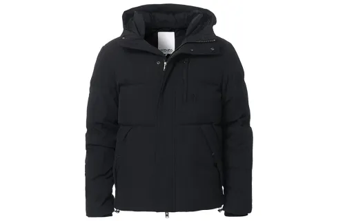 KENZO Down Jackets Men's Black Hooded Moderate Other
