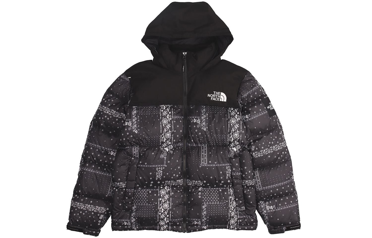 Мужской пуховик The North Face Nuptse (черный)