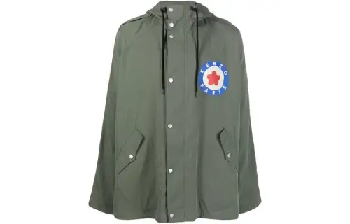 KENZO Boke Flower Motif Hooded Parka