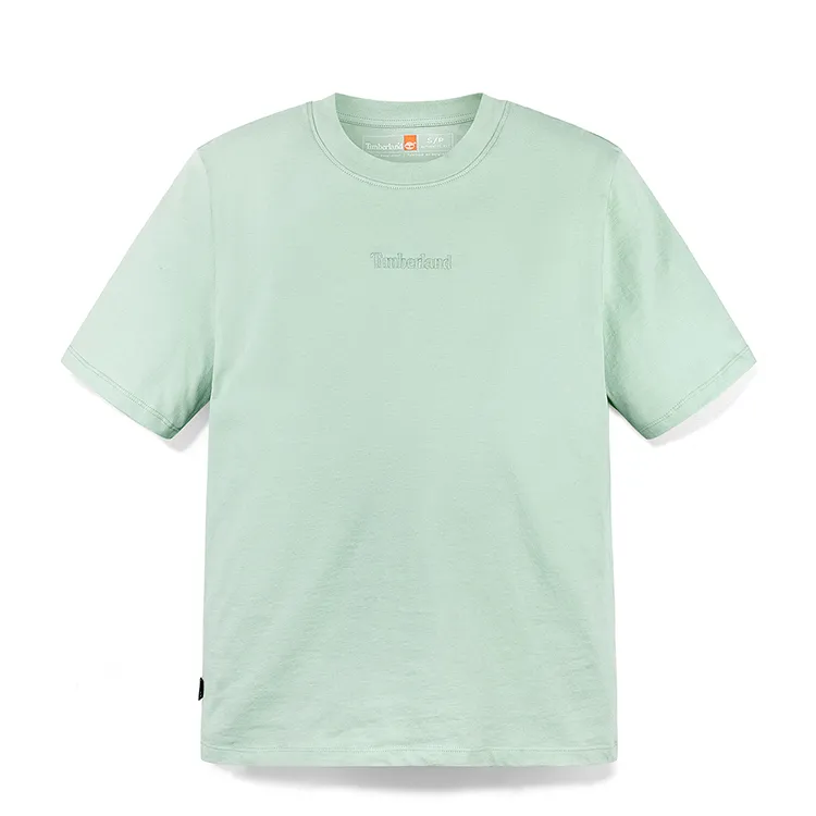Timberland T Shirt Men's Embossed Green