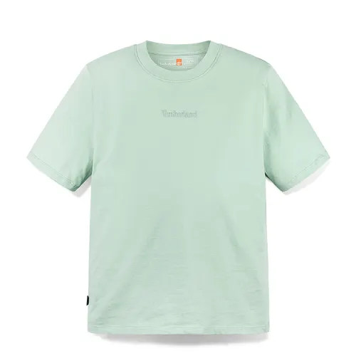 Timberland T Shirt Men's Embossed Green