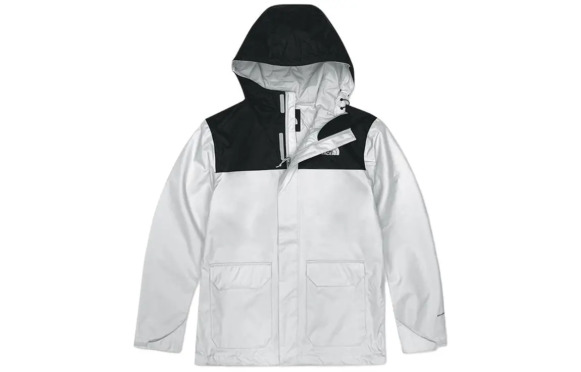 THE NORTH FACE Outdoor Hiking Waterproof And Windproof Windbreaker Jacket Men's Gray