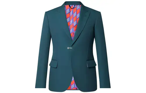 LOUIS VUITTON Business Suit Coat Men's Green