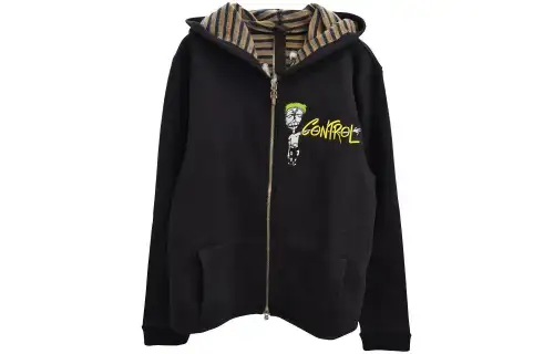 Chrome Hearts Jackets Men's Black Hooded Moderate Other