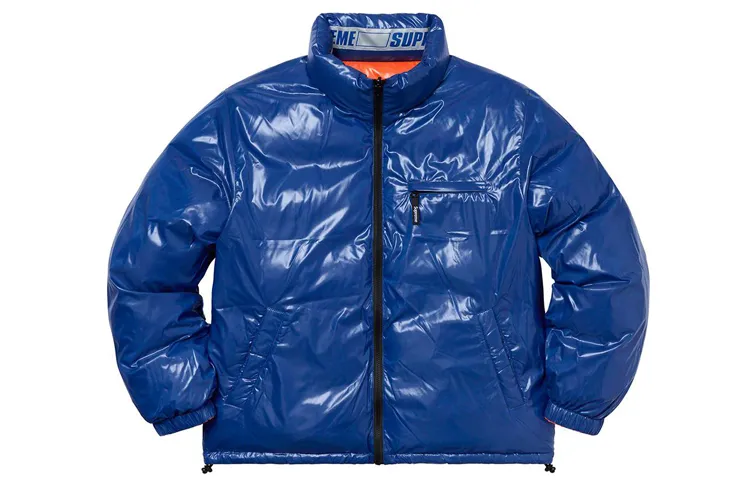 Supreme Shiny Reversible Puffy Jacket