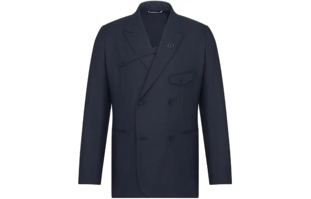 DIOR SS24 Business Suit Coat Men's Blue