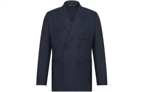 DIOR SS24 Business Suit Coat Men's Blue