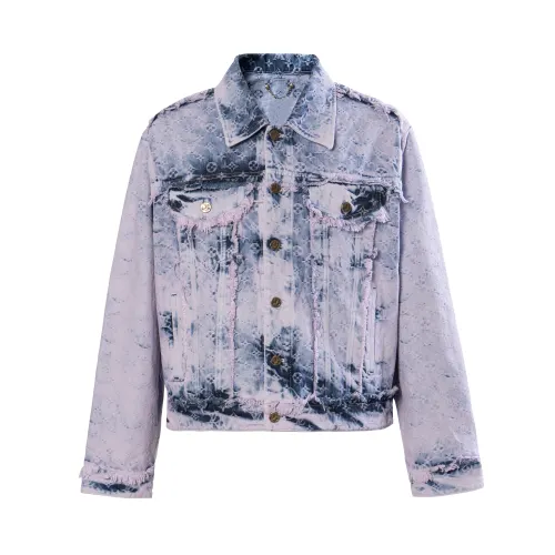 LOUIS VUITTON SS23 Denim Jacket Men's Light Purple