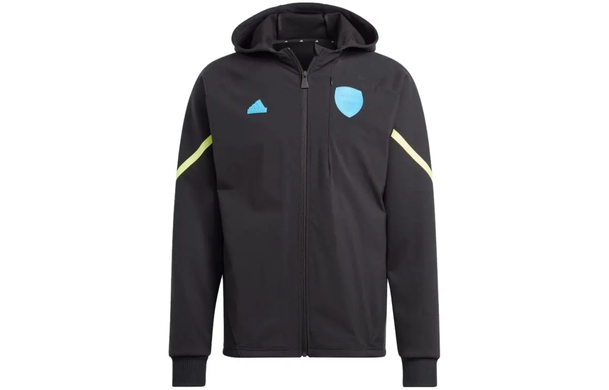 Adidas Jackets Men's Black Hooded Moderate Other