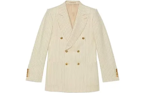 GUCCI Business Suits Men's Ecru Suit Collar Moderate
