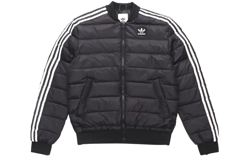 Adidas Originals SST Down Jackets Men's Baseball Collar Moderate Down Jacket