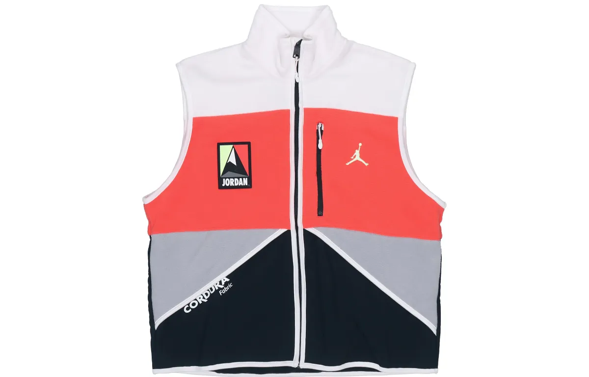 Jordan Winter Utility Vests White Orange Black