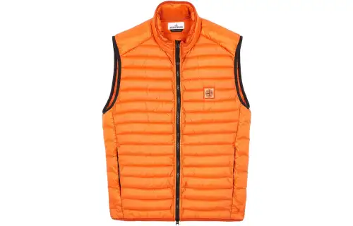 STONE ISLAND SS23 Vest Men's Orange