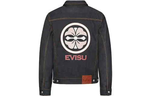 EVISU Denim Jacket Men's Denim Blue
