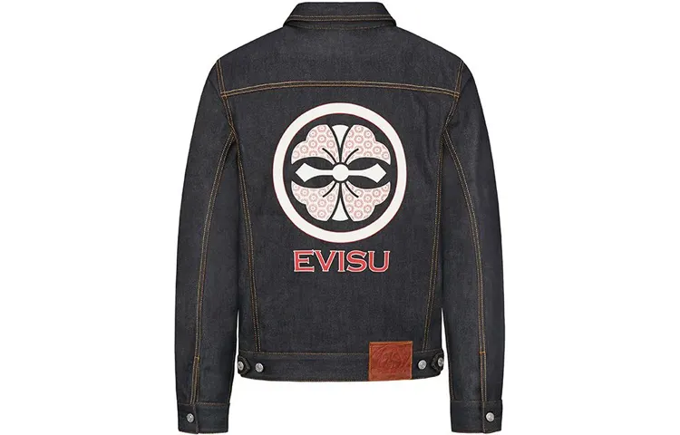 EVISU Denim Jacket Men's Denim Blue