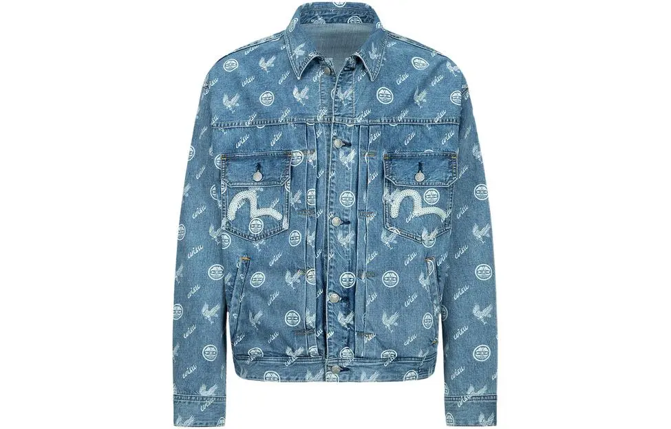 EVISU Denim Jacket Men's Denim Blue