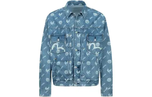 EVISU Denim Jacket Men's Denim Blue