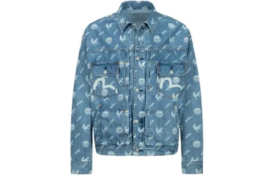 EVISU Denim Jacket Men's Denim Blue