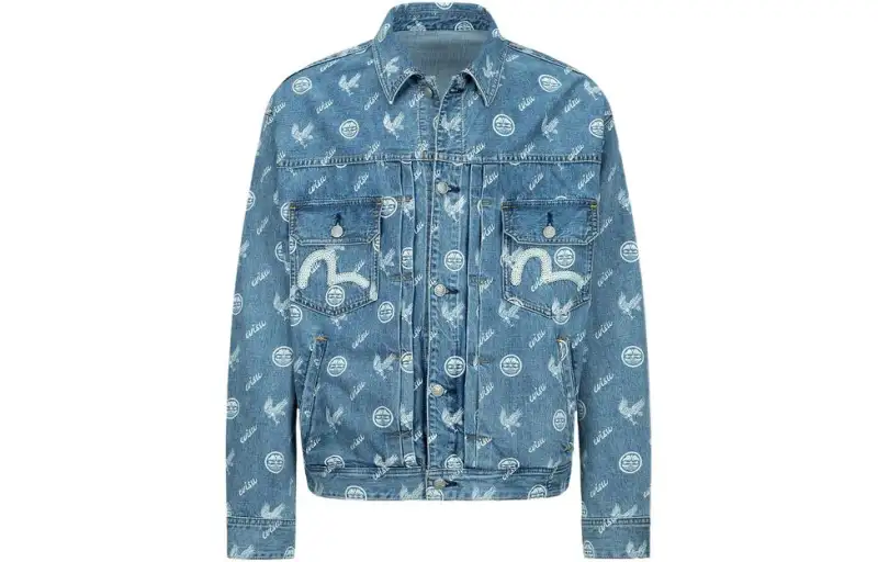 EVISU Denim Jacket Men's Denim Blue