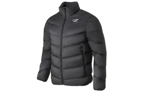 Li Ning Down Jacket Men's New Standard Black
