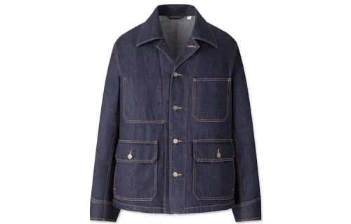 UNIQLO U Collection Denim Jacket Men's Navy Blue