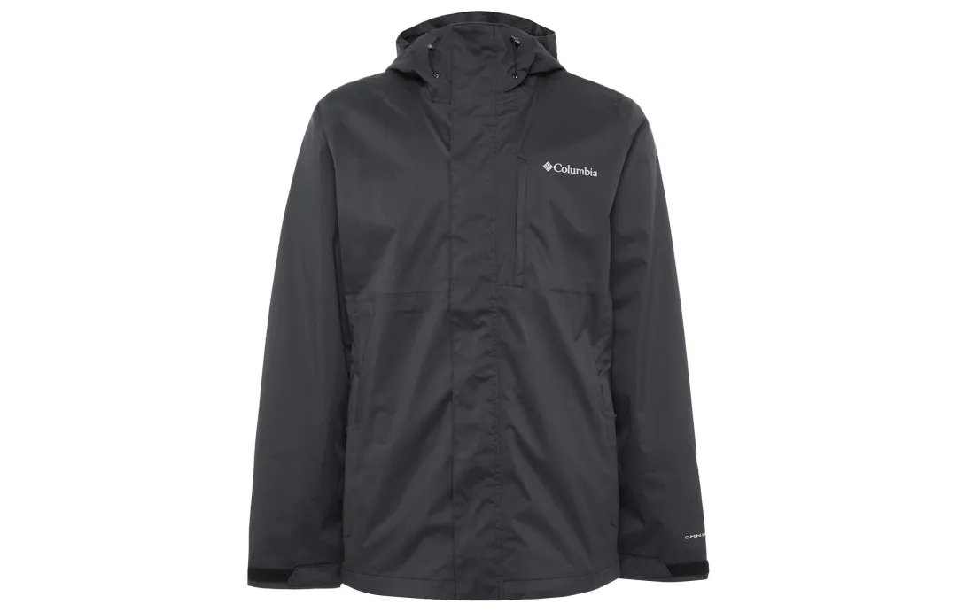 Columbia Outdoor Hiking Waterproof, Windproof, And Abrasion Resistant Windbreaker Jacket Unisex Black