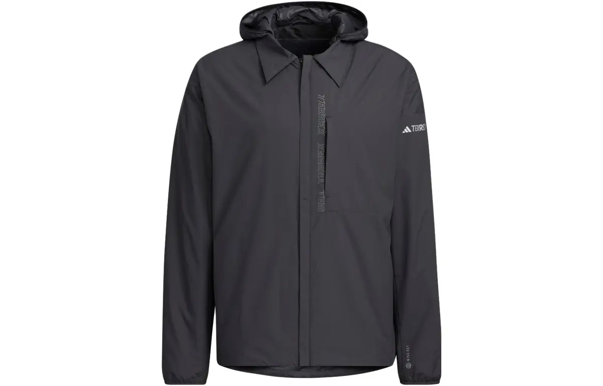 Adidas Jackets Men's Black Hooded Moderate Other