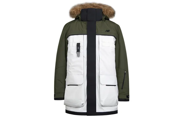 New Balance Down Jacket Men's Army Green