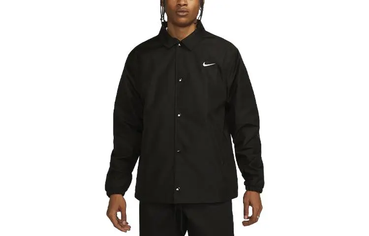 Nike Jackets Men's Black Lapel Moderate Other