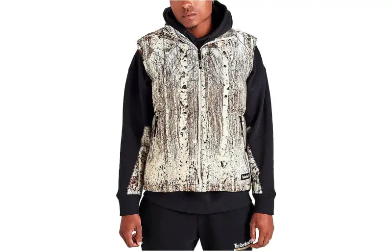 Timberland Vests Men's Multicolor Stand Collar Moderate Other