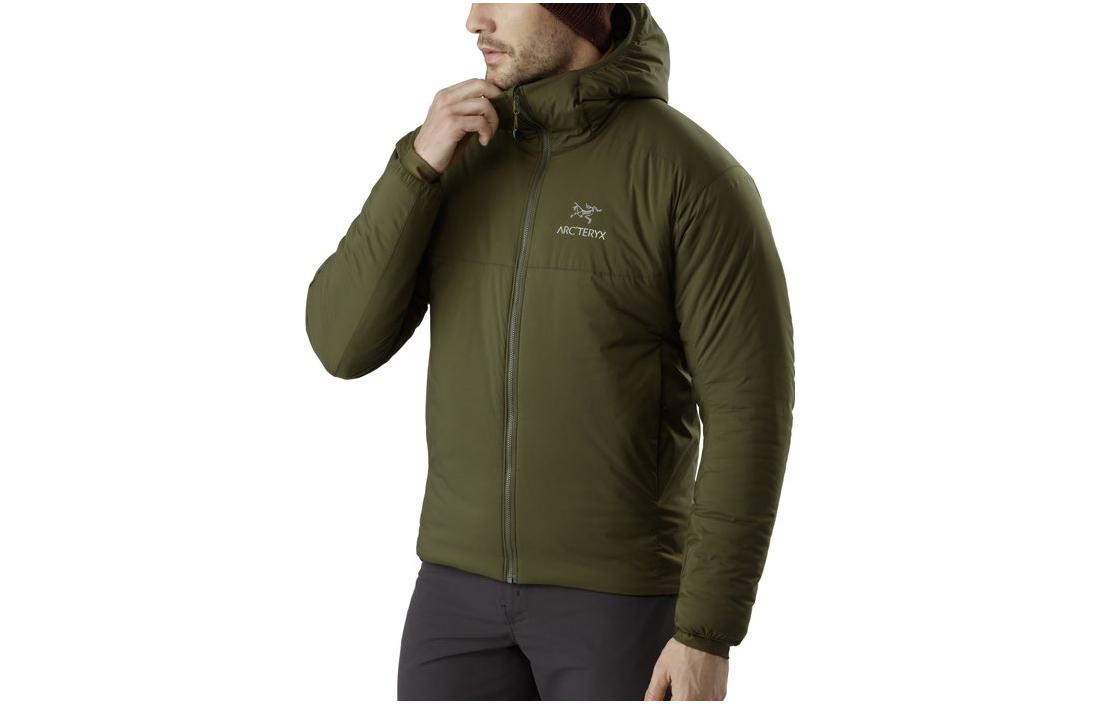 Мужская куртка Arcteryx Atom AR Hoody (черная) — фото 6