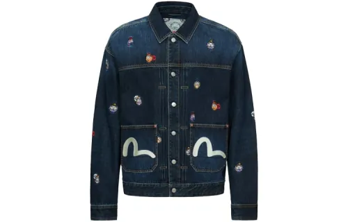 EVISU Denim Jacket Men's Denim Blue