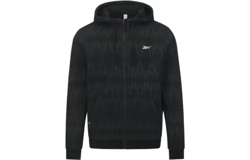 Reebok Jackets Unisex Black Hooded Moderate Other